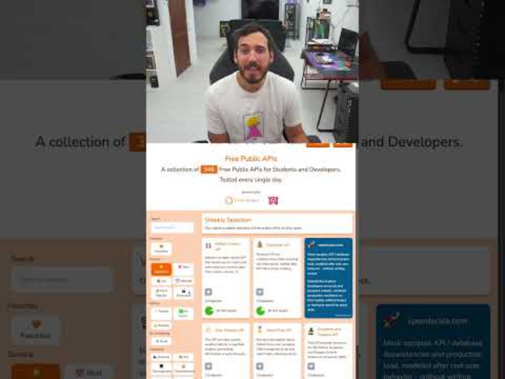 +300 APIs GRATUITAS y con documentación para tus proyectos #programming