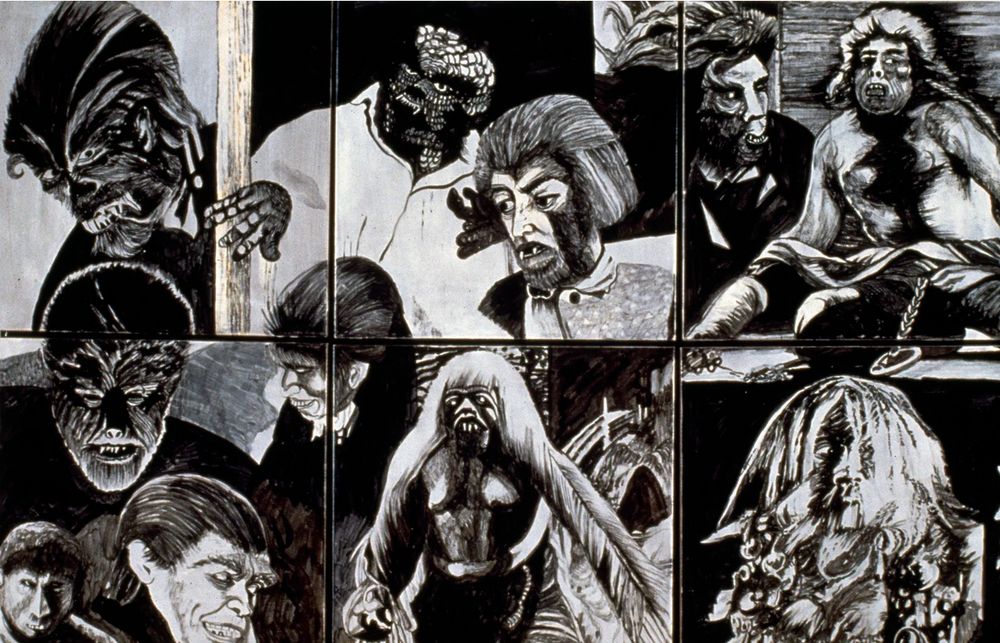 This close up image of the tile mural at the 7th and Flower Metro station comes from Joyce Kozloff’s website -> https://www.joycekozloff.net/1993-7th-flower-metro-station-la