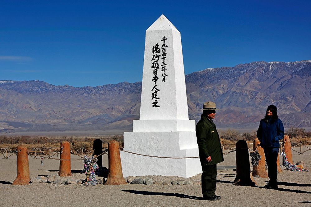 Signs to police 'negative' history went up at Manzanar. Historians are nervous.