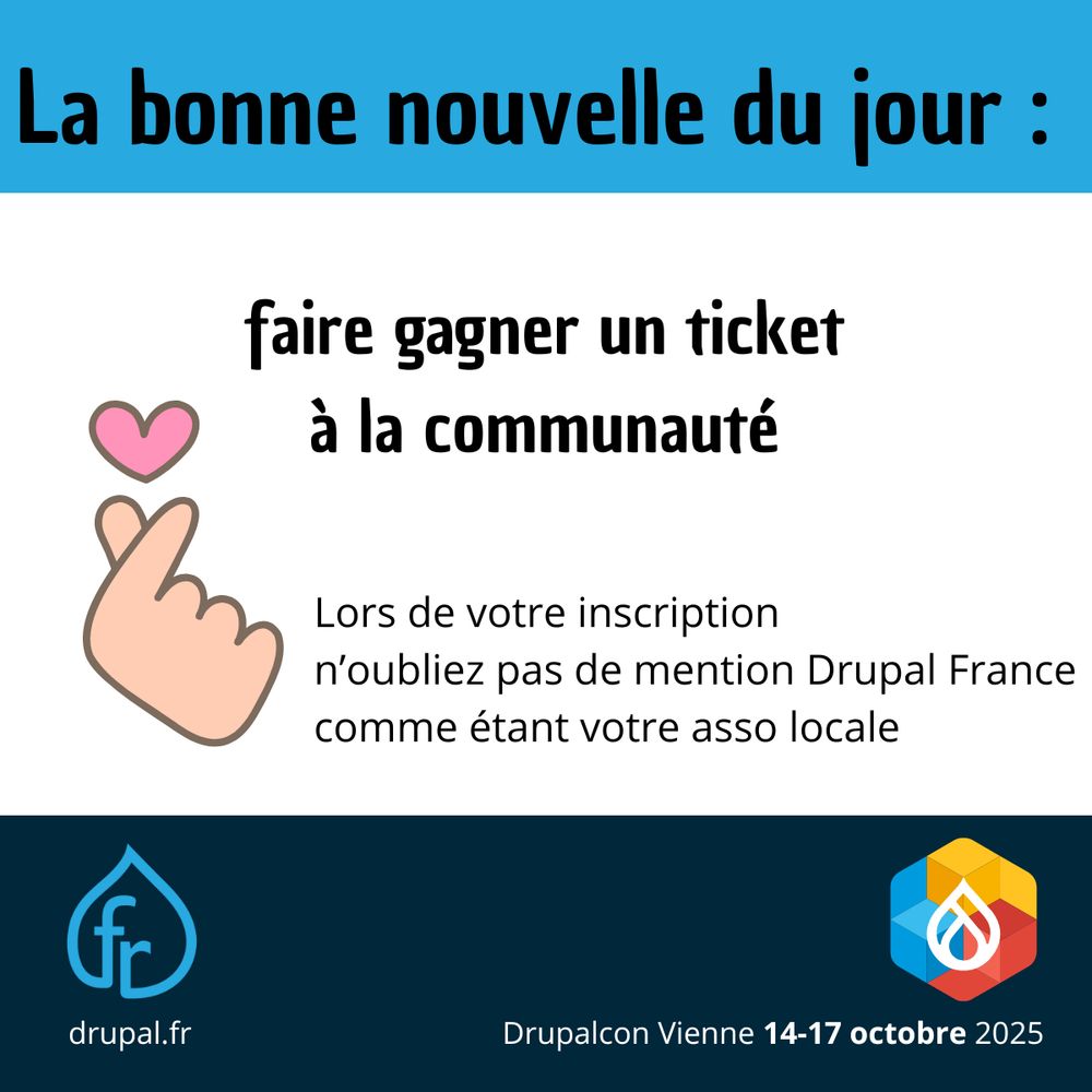faire gagner un ticket à la communauté