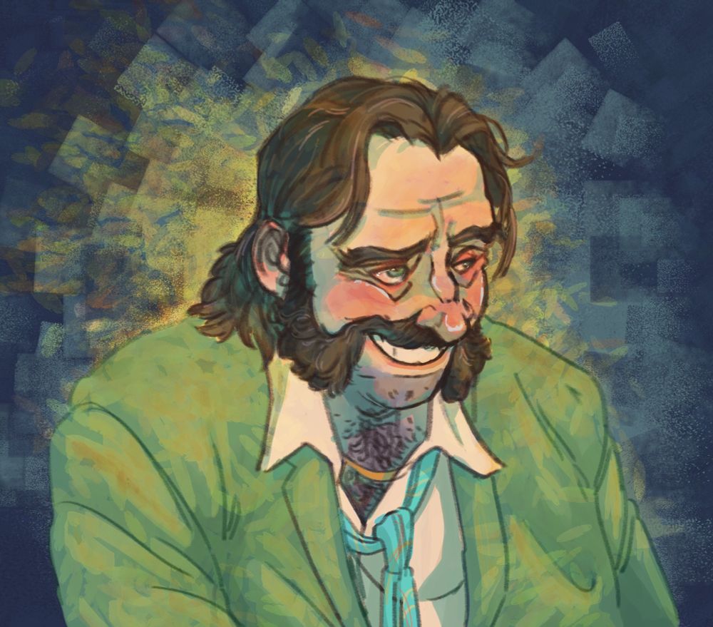 harry dubois from disco elysium performing The Expression