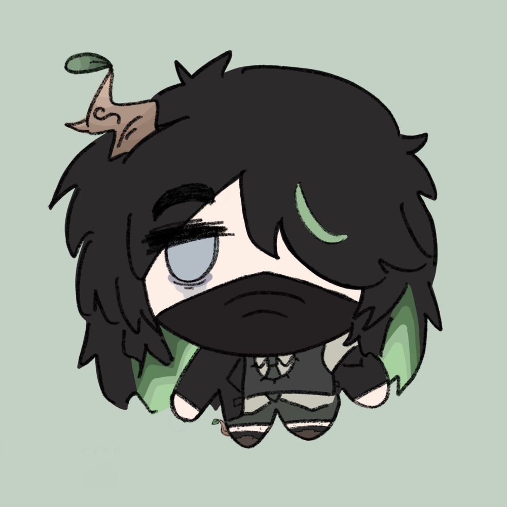 Drawing my friend Grim drew of my persona. Thanks Grimace 😊