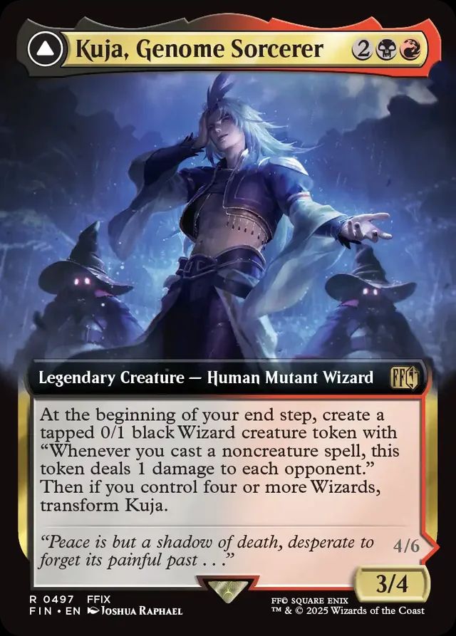 The Final Fantasy MTG card Kuja, Genome Sorcerer
