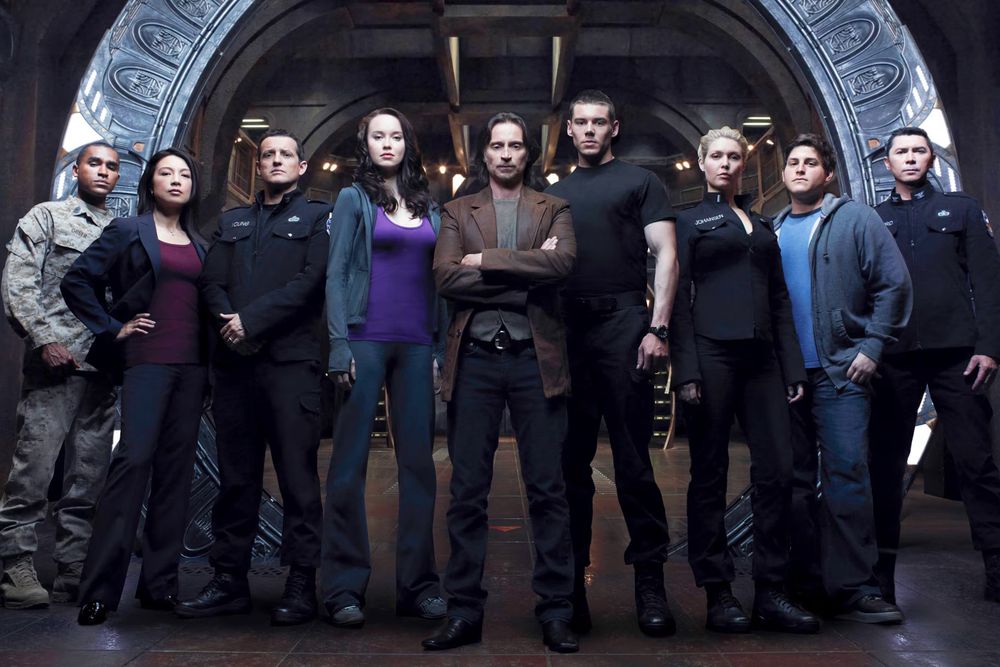 The characters from “Stargate Universe.”