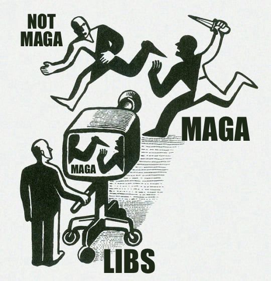 a man running from a man with a knife is labeled 