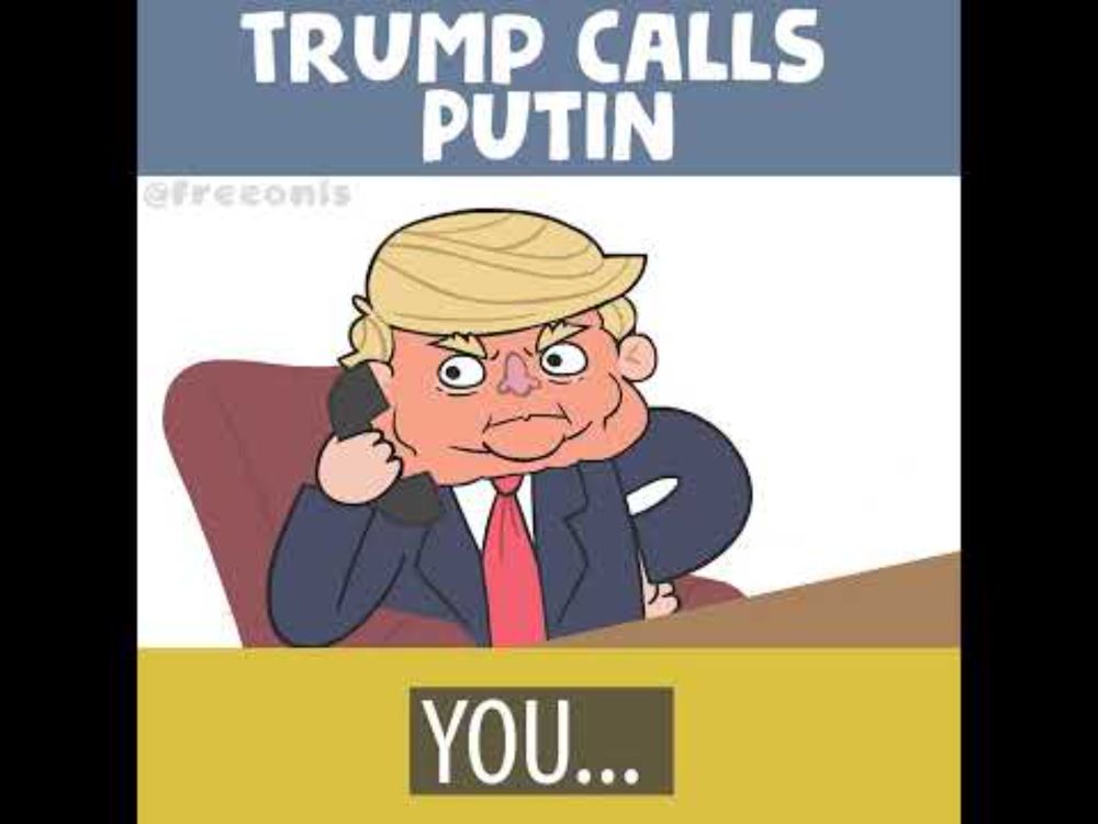 Телефонна розмова Трампа з путіном #animation #standwithukraine