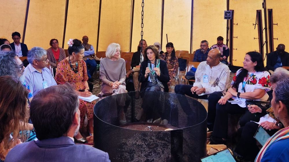HLPE-FSN members at the 2024 Meeting of the Global-Hub on Indigenous Peoples’ food systems, in Rome, October 2024.