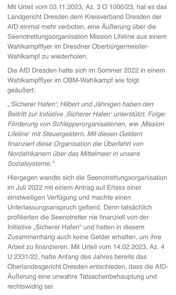 BiBesch: https://x.com/seenotrettung/status/1721753585757651145?s=46&t=wUGdp37lu0wpJS5qLQPpnw