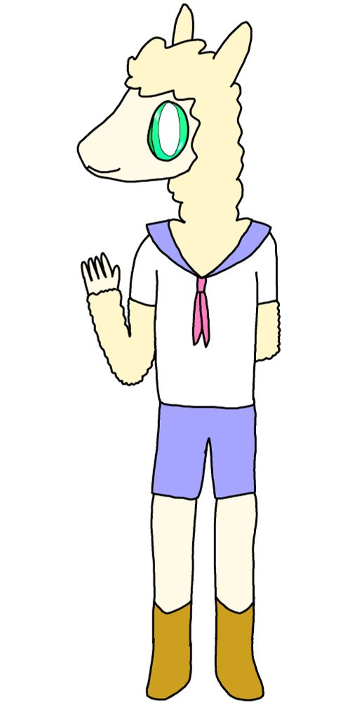 Alpaca doodle because i petted some alpaca in Ancol