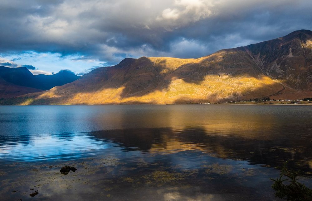 Autumn light on the hills.