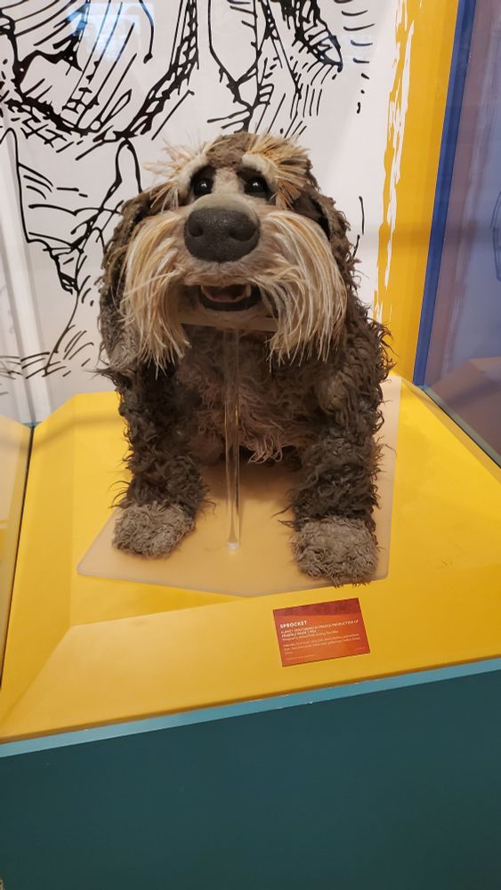 A front full body picture of Sprocket from Fraggle Rock
