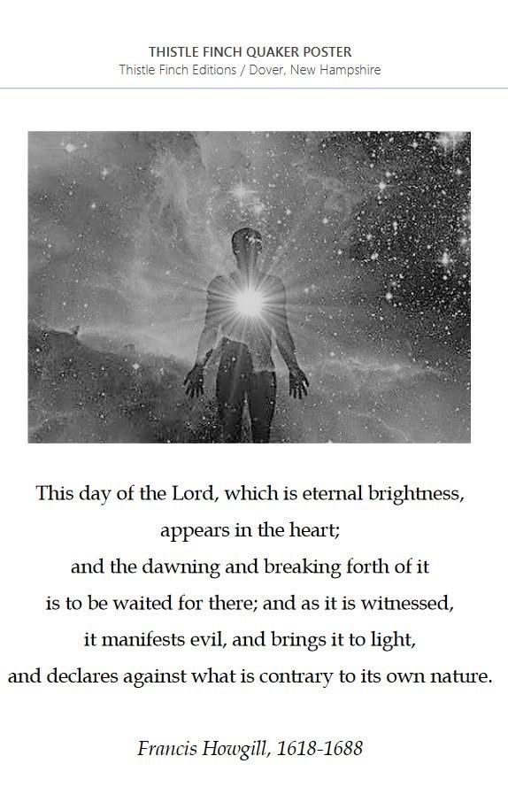 The image includes the quotation shared in the main post plus a stylized picture of a human with bright light shining from the heart). 