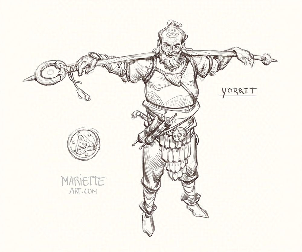 battlemage sketch named Yorrit