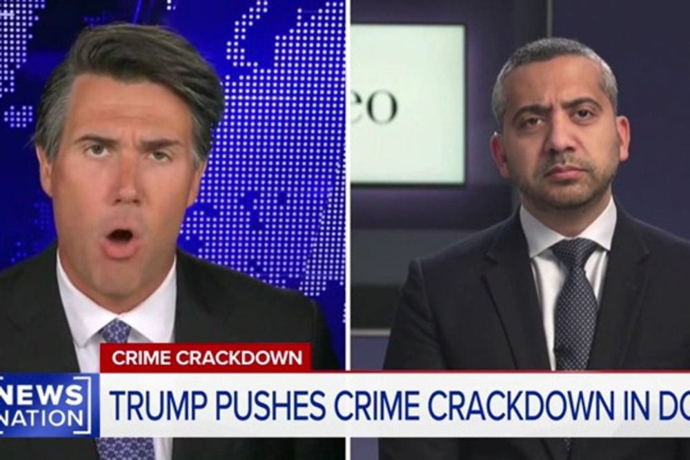‘You cannot talk about this,’ NewsNation host Leland Vittert grumbled shortly before prematurely ending his interview with Mehdi Hasan.
