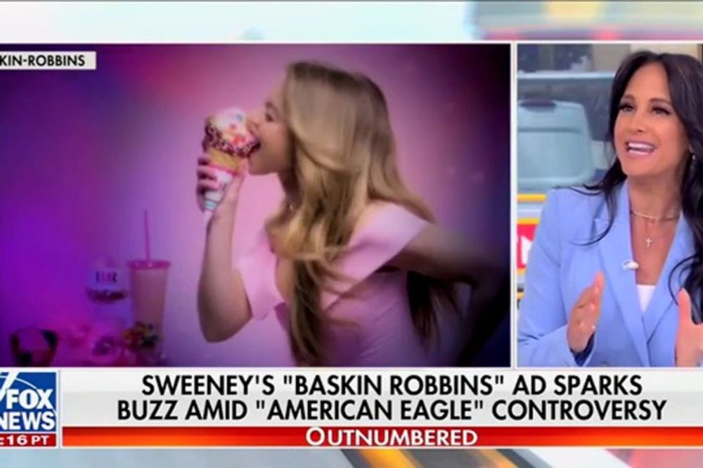Without showing any criticism from liberals or progressives over a Baskin-Robbins ad featuring Sydney Sweeney, Fox News ran an entire segment that pushed the narrative that the left was outraged over ...