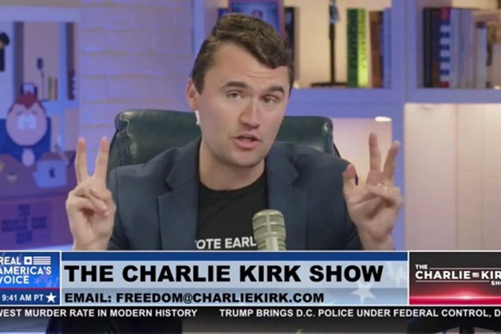 ‘We got to go hard. We gotta go big league. We're talking National Guard, tanks — every street, you need military,’ Charlie Kirk exclaimed on Monday.
