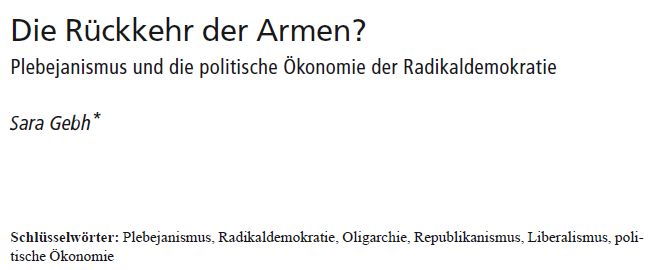 The picture shows a screenshot of the article's title and subtitle, author and keywords