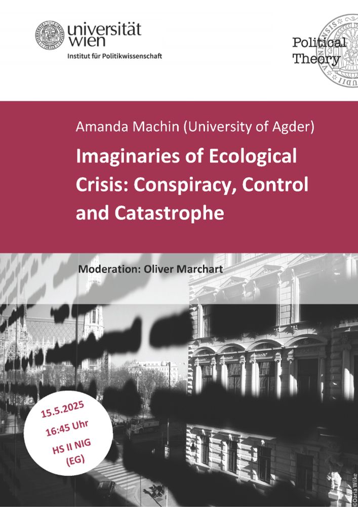 The picture shows the poster for the lecture inkluding all the hard facts from the homepage