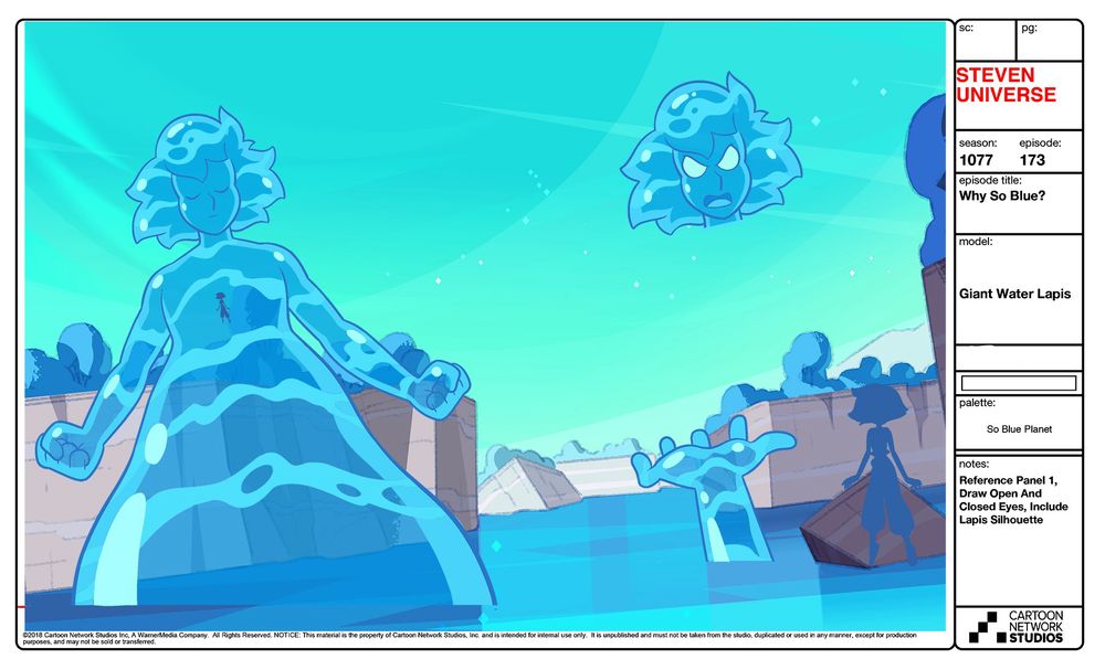 sample from Steven Universe Future of Water Lapis