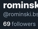 Rominski: 69 followers