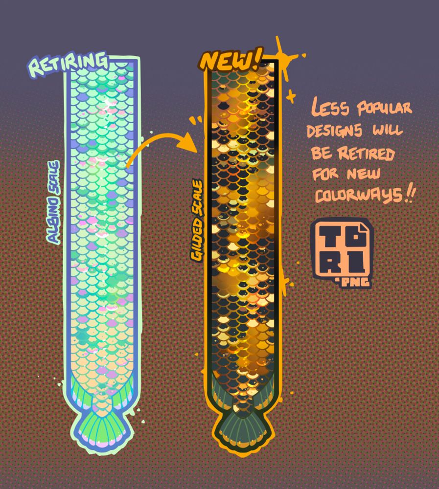 New fish scales banner design meant to replace a previous one