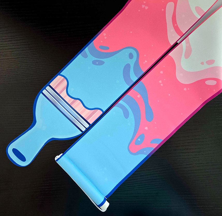 trans paintbrush pin banner