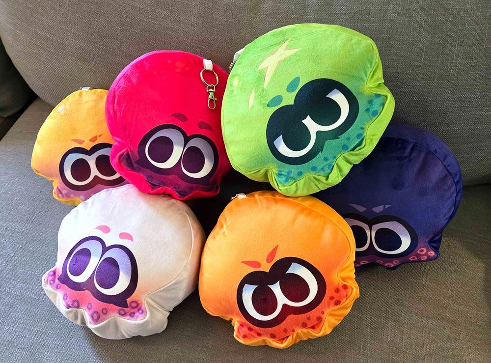 splatoon agents mini pillows