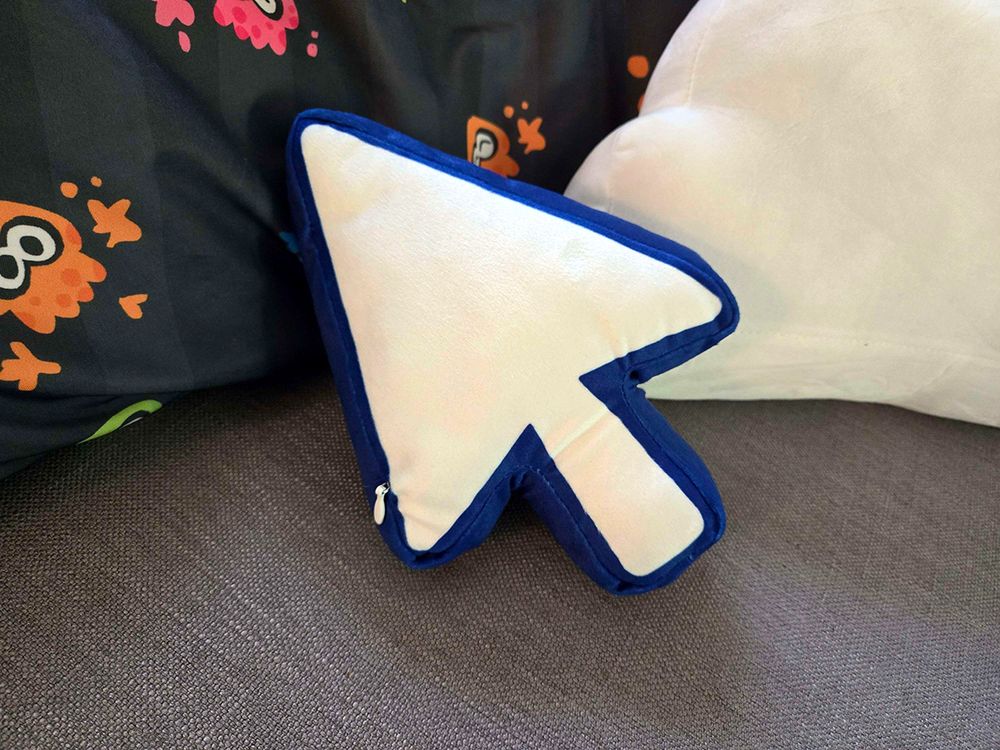 mini plush pillow of a cursor