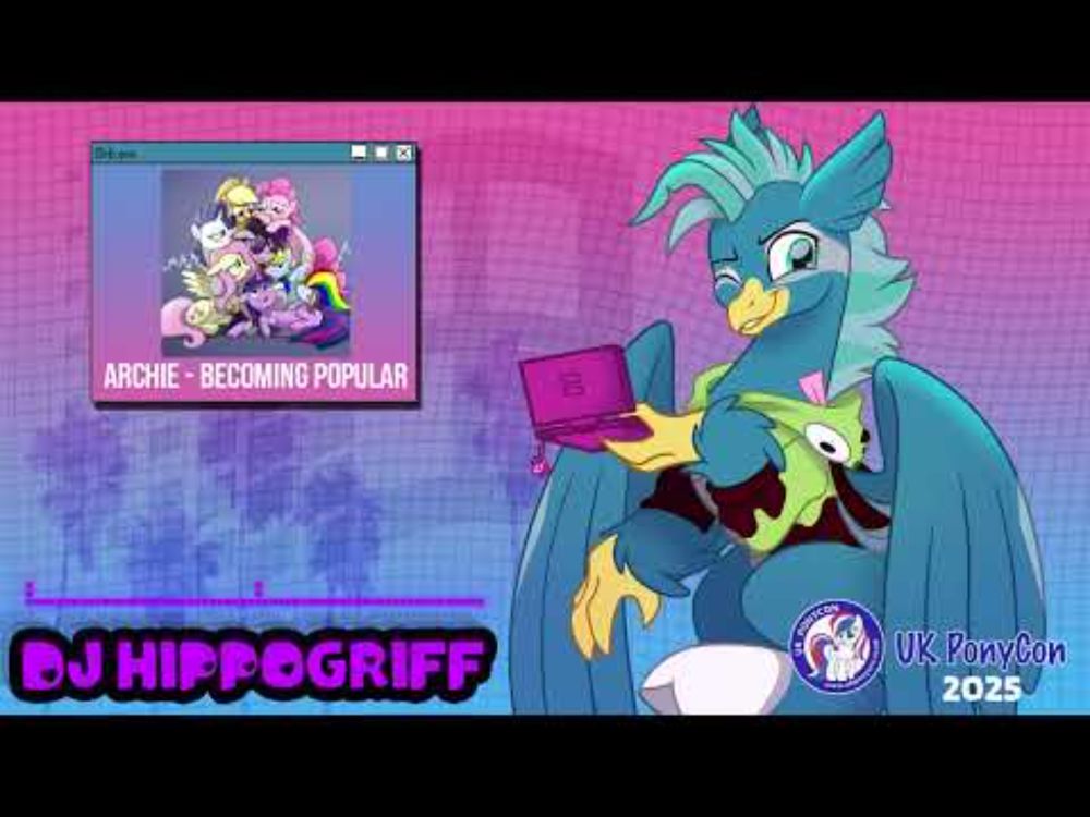 DJ Hippogriff - My Little Pony Nostalgia Tour 2025 - UK PonyCon