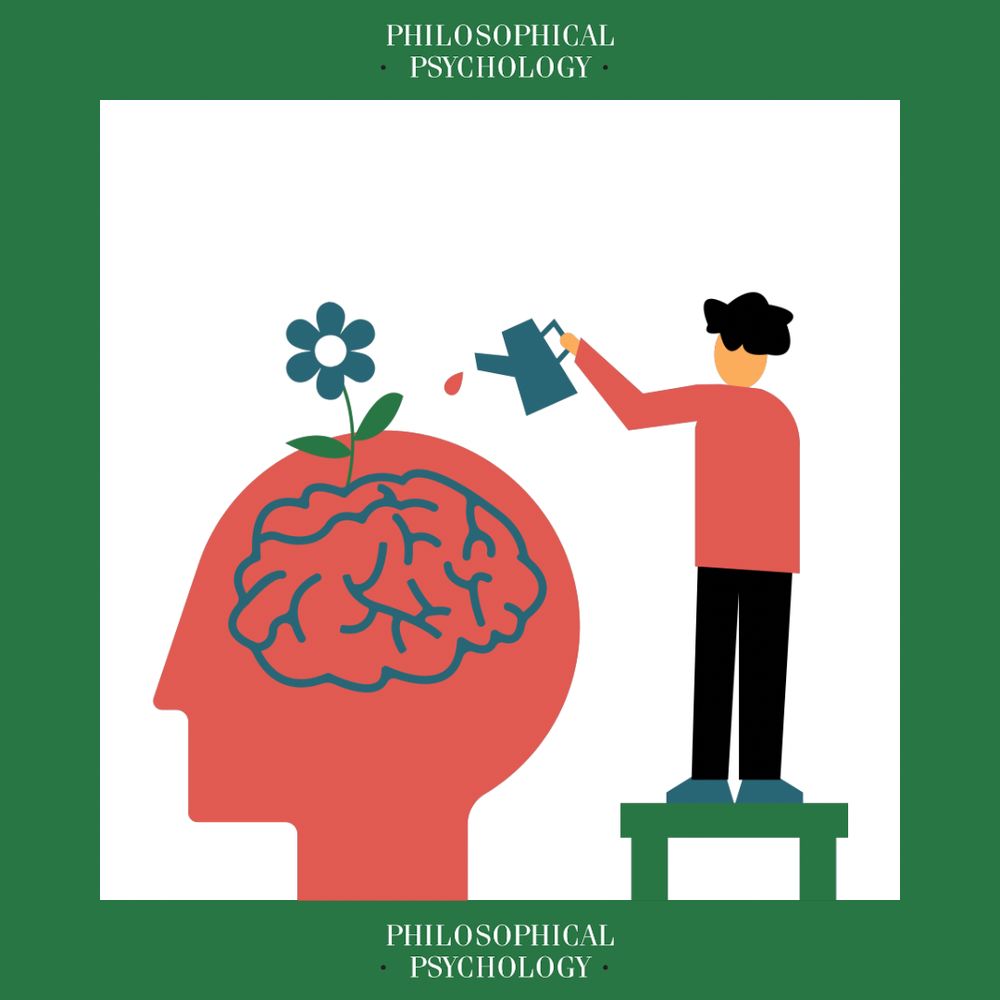 A person watering plants in a brain