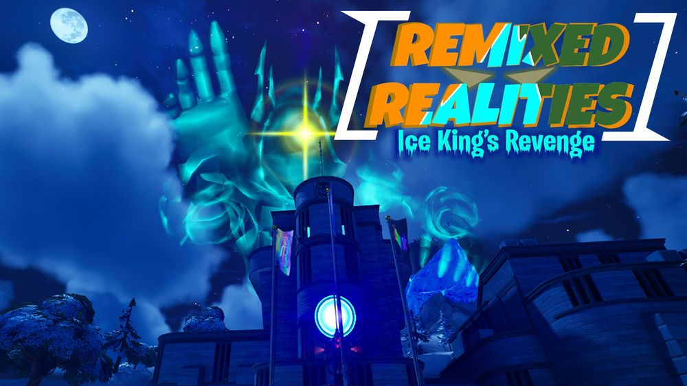 C2S2 logo of Ice King's northern lights form looming over the map, reaching for the core.  This is where the story is currently and will continue after the testing period of Remixed Reload