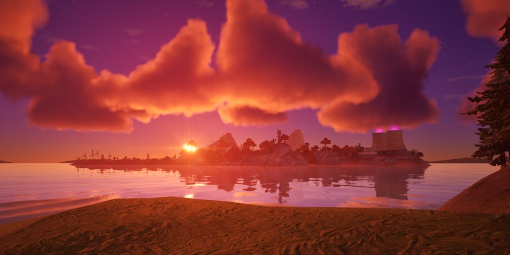 A vibrant sideview of a small island, home to my passion project "Remixed Realities"