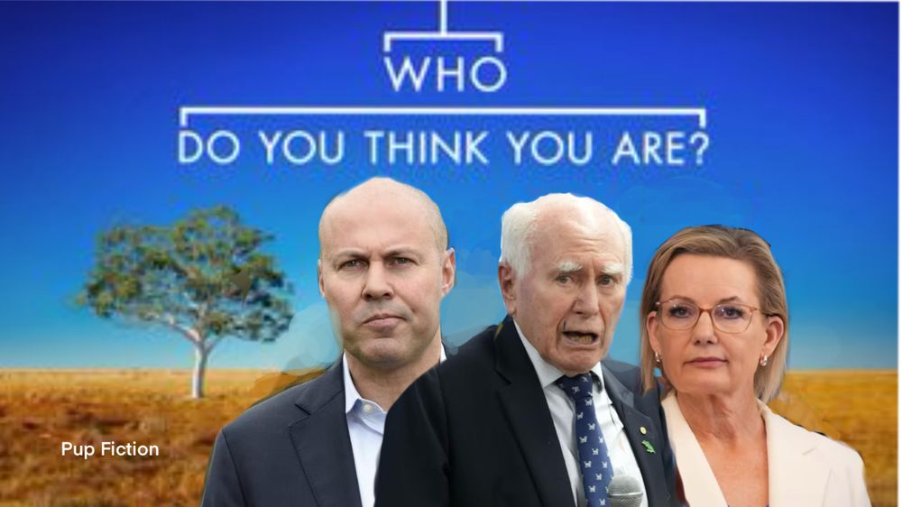 Who Do You Think You Are? promo with Josh Frydenberg, John Howard and Sussan Ley inserted by me