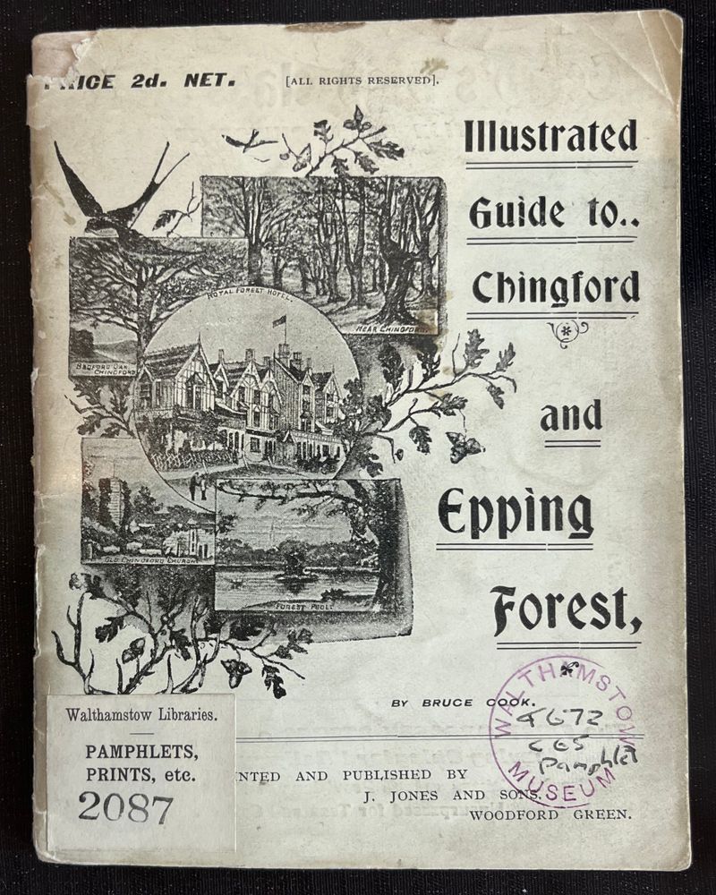 Cover of Guide to Chingford and Epping Forest, late 19th cent.