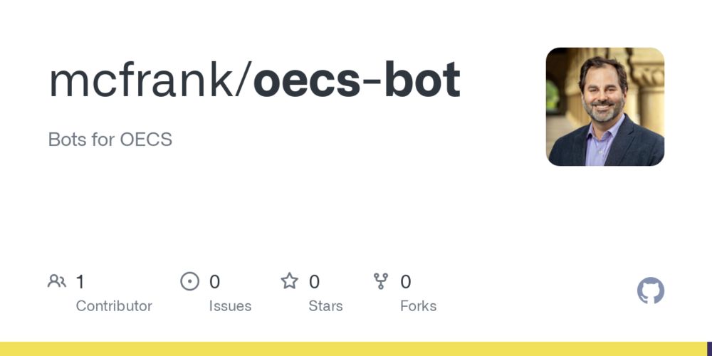 GitHub - mcfrank/oecs-bot: Bots for OECS