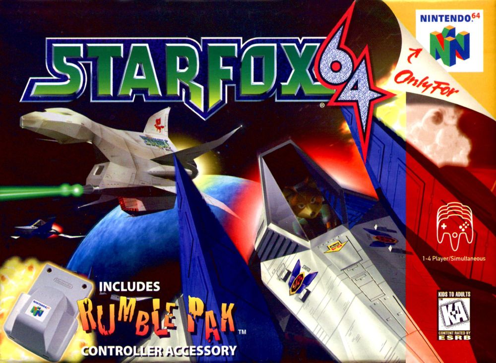 box art for star fox 64 for the nintendo 64