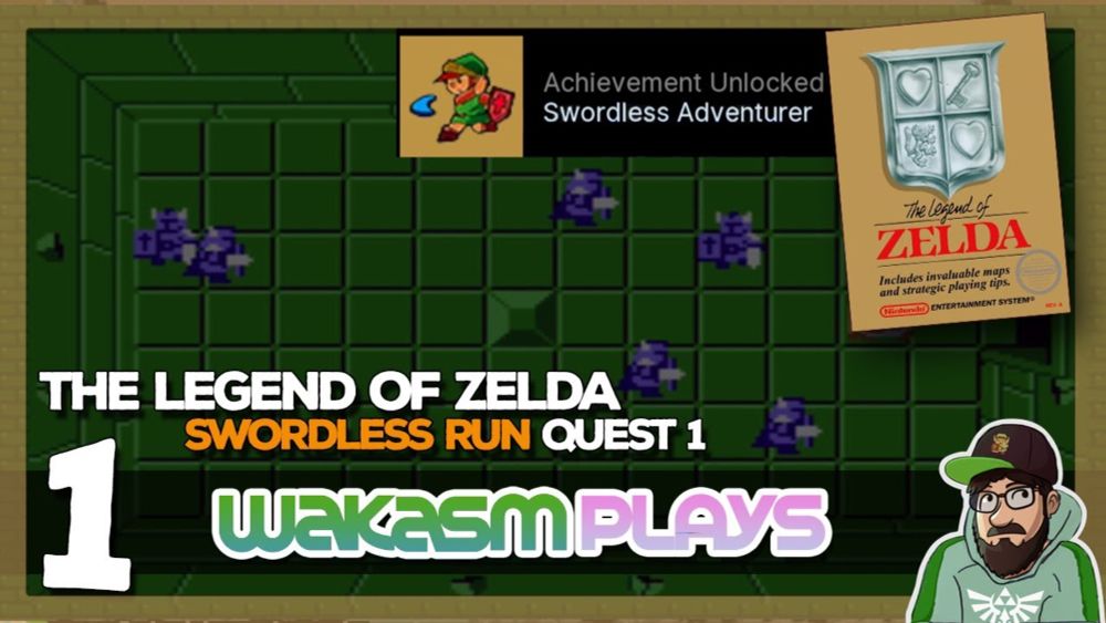 Swordless Run 🗡️ First Quest - The Legend of Zelda ❤️❤️❤️on the NES