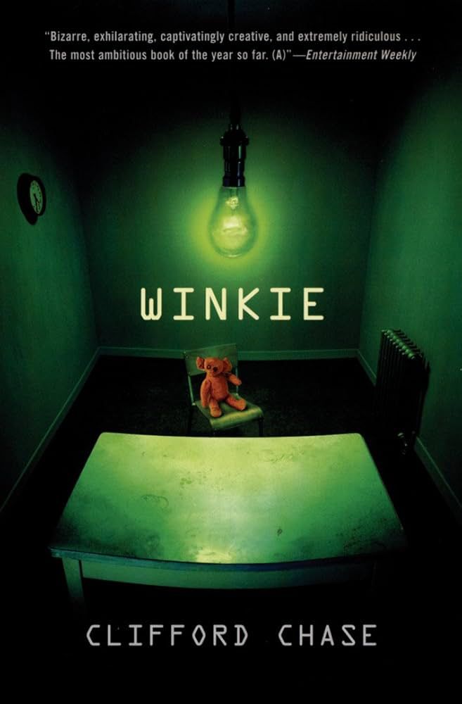 Book cover, WINKIE, by Clifford Chase.
Hodder & Stoughton, 2007.