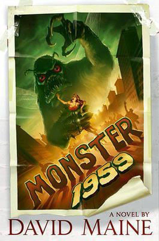 Book cover, Monster 1959, by David Maine