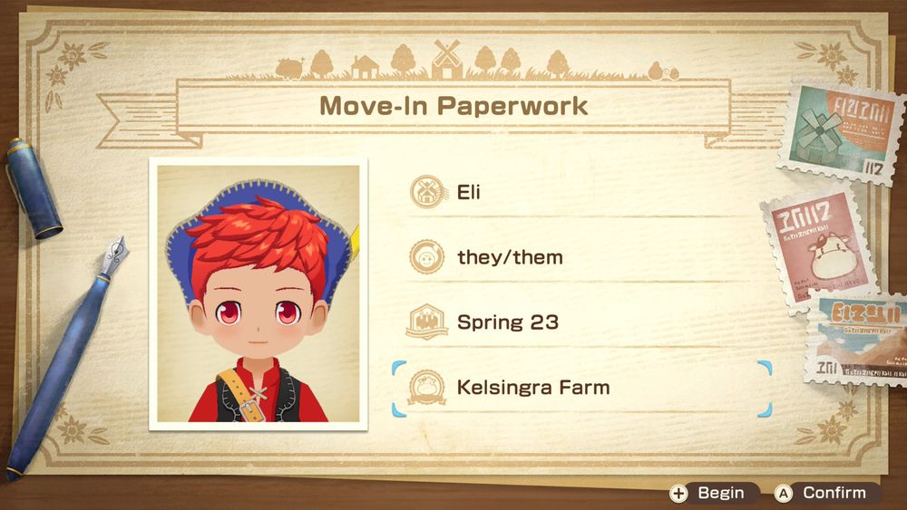 screenshot of my character's bio