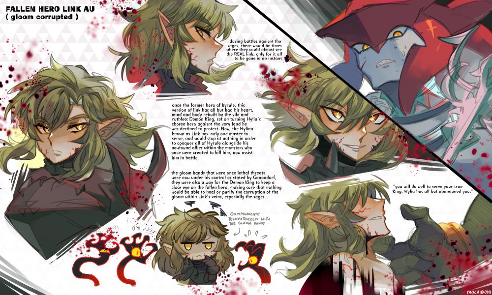 Sheet of gloom knight Link 