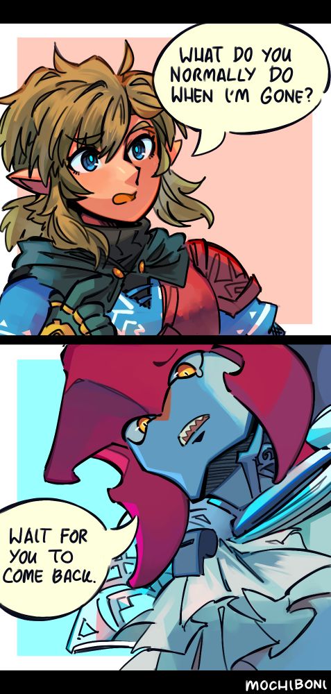 Link: What do you normally do when I'm gone?

Sidon: Wait for you to come back :(