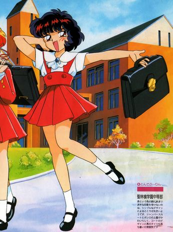 Tonde Burin art of Keiko posing