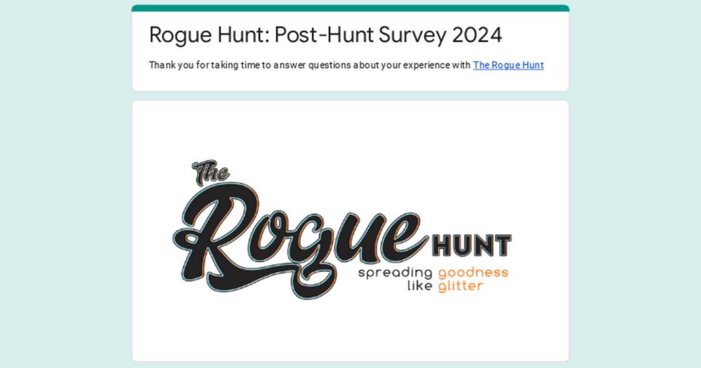 Rogue Hunt: Post-Hunt Survey 2024