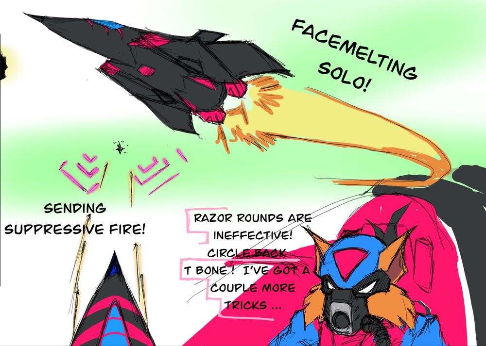 Razor and his jet!