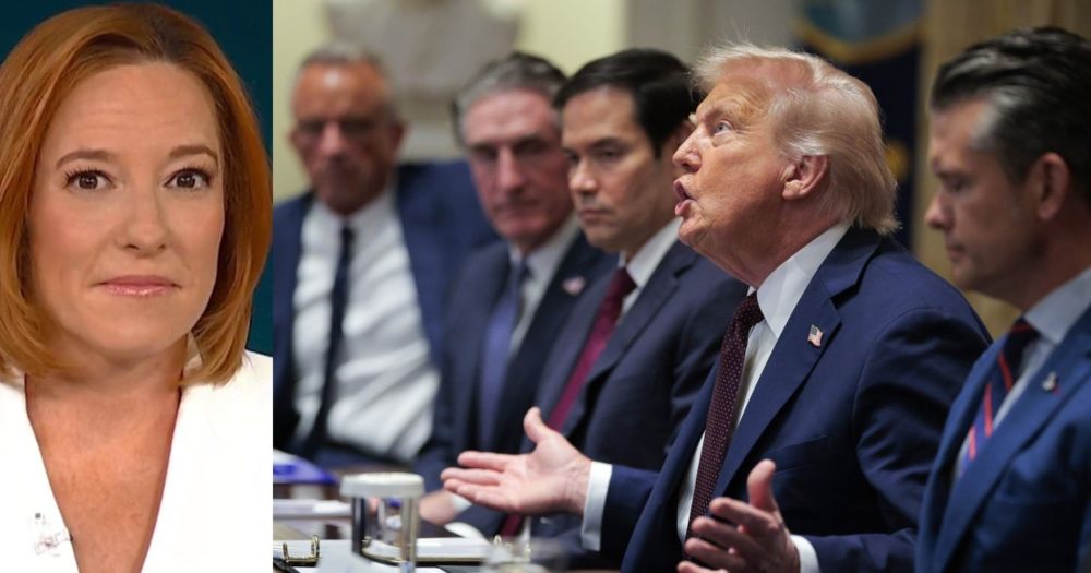 Jen Psaki shares samples of the gross, sycophantic fawning of Donald Trump's Cabinet members at a group meeting that leaves little wonder why Trump thinks "a lot of people say" he should be a dictator...