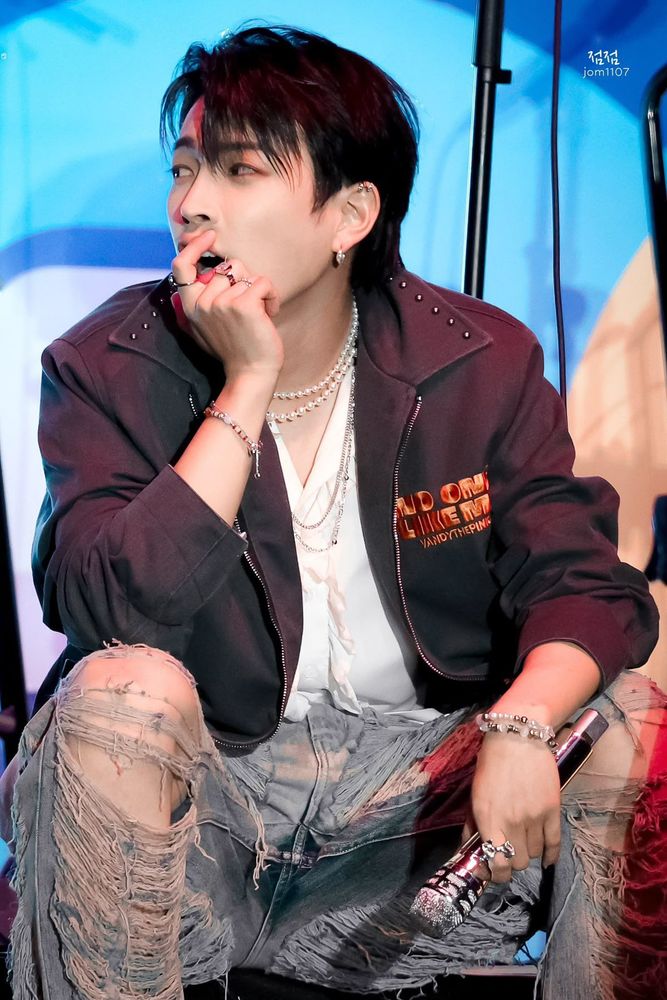 hongjoong at grand mint festival 2024