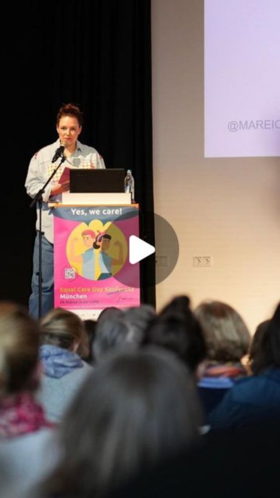 Kaiserinnenreich on Instagram: "Mareice Kaiser hat heute zum Equal Care Day 2024 in München über die Unsichtbaren und ihre unsichtbare Arbeit gesprochen. Im Rahmen der Equal Care Day Conference hat si...