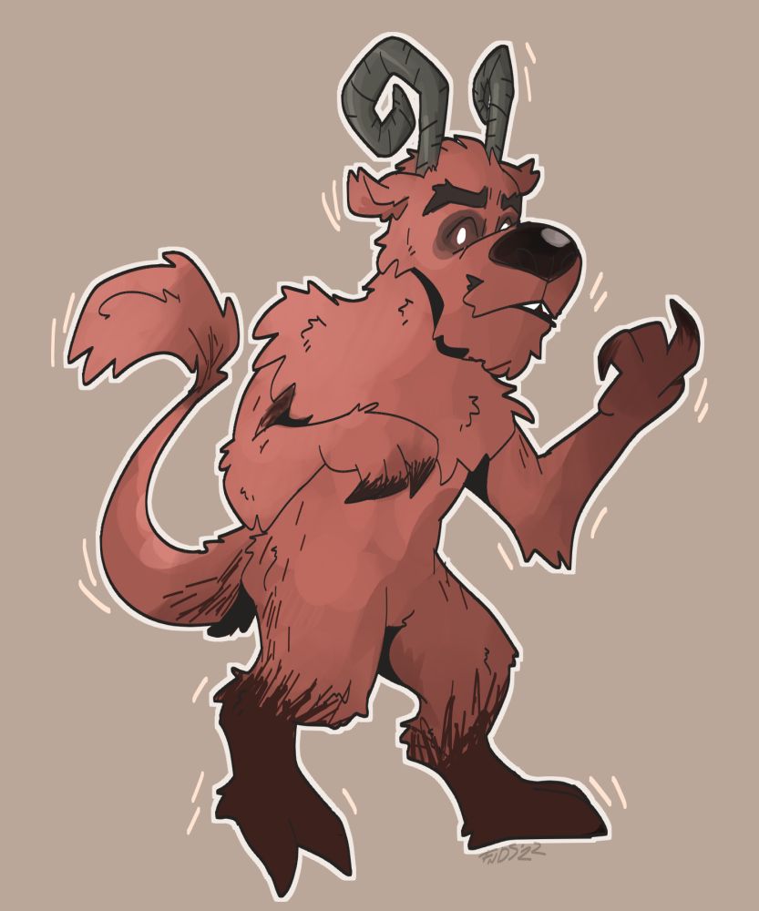 Art of wortox from don't starve together 