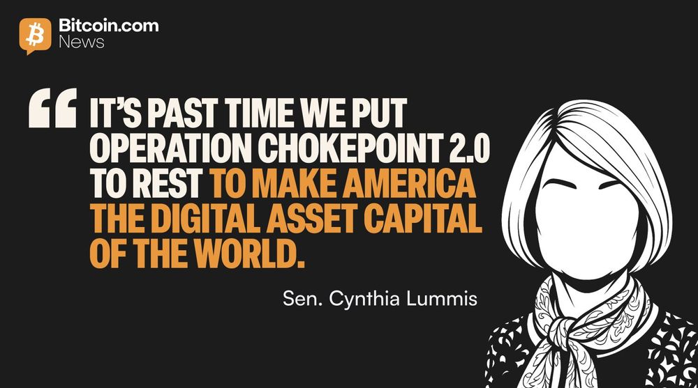 Senator Cynthia Lummis criticizes JPMorgan for closing Strike CEO Jack Mallers’ accounts, saying actions like this could drive the digital asset industry overseas and hurt U.S. leadership in crypto and fintech.